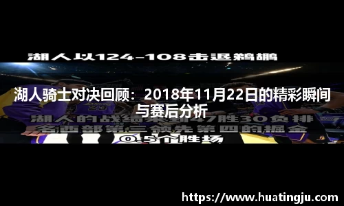 湖人骑士对决回顾：2018年11月22日的精彩瞬间与赛后分析